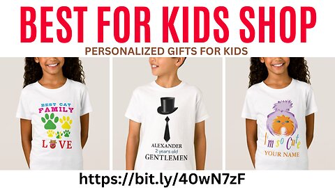 PERSONALIZED GIFT SHOP FOR KIDS T-SHIRT COLLECTION