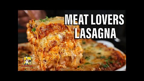 Meat Lovers Lasagna (Recipe in description)