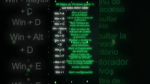 66 Atajos de teclado con la tecla Windows