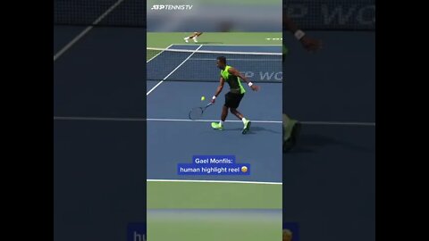 Gael Monfils human highlight reel ⚡😄