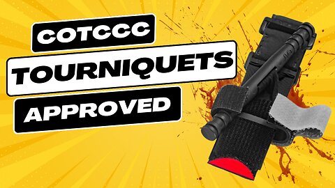 CoTCCC Approved Tourniquets (Don't Improvise!)