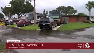 Residents of Okeechobee County RV park staying put for Hurricane Ian