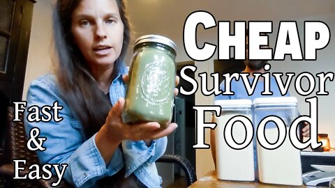 Cheap Survivor Food Everyone Needs! ~ Fast & Easy ~ Prepping For Hard Times