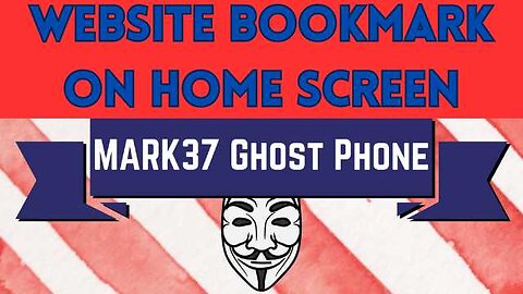 Ghost Phone: Create a Website Bookmark on Home Screen