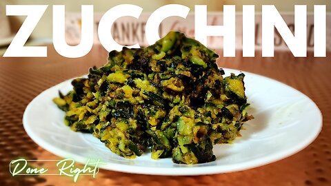 Zucchini Done Right -Side Dish for Two Recipe