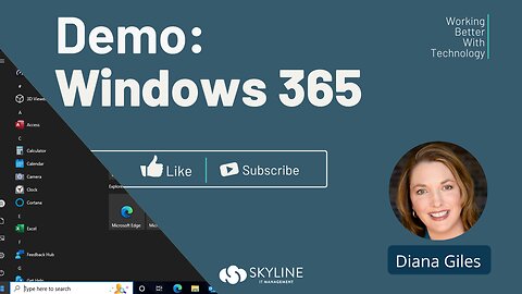 Informal Demo of Windows 365 - a cloud PC option