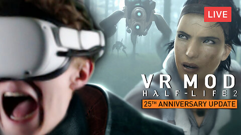 MASTERING MY VR FPS SKILLS :: Half-Life 2: VR MOD :: RUNNING FOR MY LIFE {18+}
