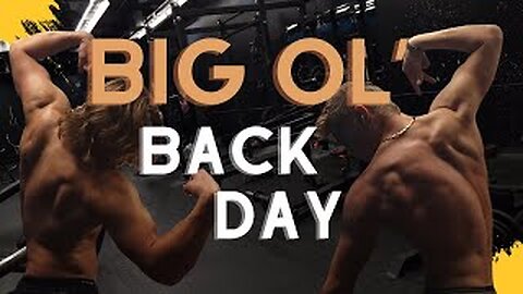 BIG OL BACK DAY | MUSCLE MONDAYS