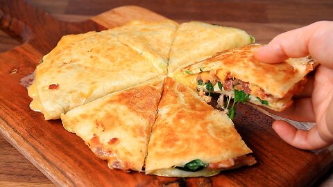 Incredible! Quick breakfast ready in a few minutes! 4 delicious tortilla recipes by meo g