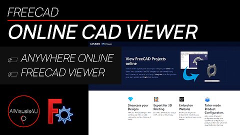 💡 Showcase Your FreeCAD Designs Easily - Online CAD Viewer - FreeCAD Online Viewer