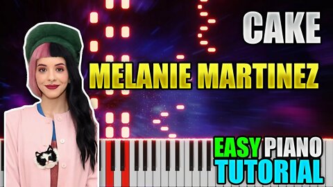 Cake - Melanie Martinez | Easy Piano Tutorial
