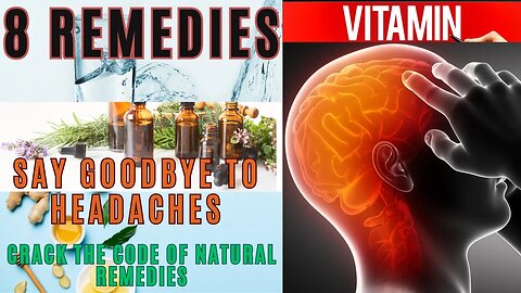 Headache Be Gone: 8 Natural Remedies Explained #life #health #diet #migraine #tension #relief #food