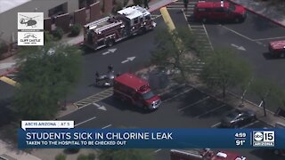 Valley students sick in chlorine leak