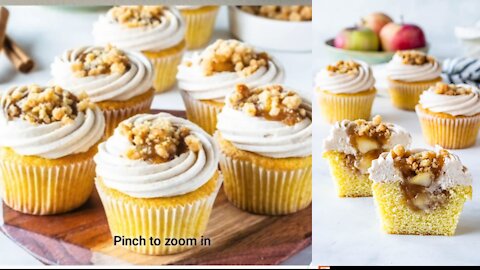 Apple Crisp Cupcakes (With Video)