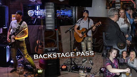 Friday night adventure to Plank Road Pub for a unique one-man show, Backstage Pass