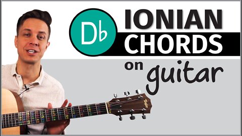 Guitar // Chords in the Key of Db (Ionian)