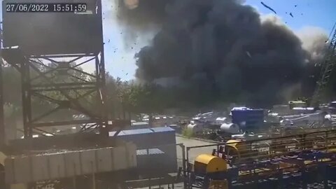 Zelensky Accused Russia By Showing Footage Of A Strike In Kremenchug On A Facility Next To The Mall