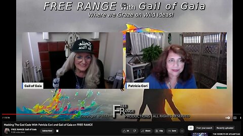 Hacking The God Code With Patricia Cori and Gail of Gaia on FREE RANGE