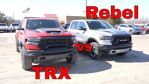 2021 Ram TRX Vs. 2021 Ram Rebel, Which One Is Right For You?