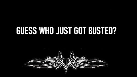 GUESS WHO JUST GOT BUSTED? OH WELL, WELL, WELL..... WHAT'S YOUR EXCUSE NOW?