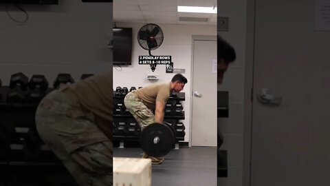 BACK Exercises to build strength army combat fitness test #shorts