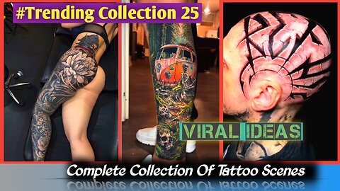 Beautiful Tattoos | Tattoo Design Video😯 | Most Beautiful Art😍 | Trending Tattoo Designs 💪| Epi25