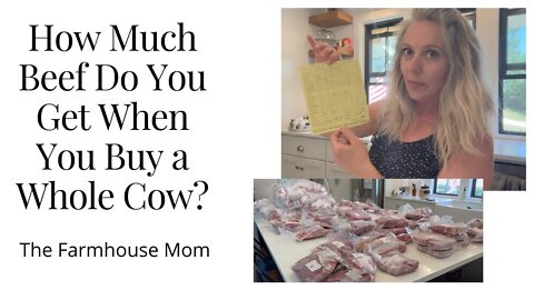 How Much Beef Do You Get When You Buy A Cow?