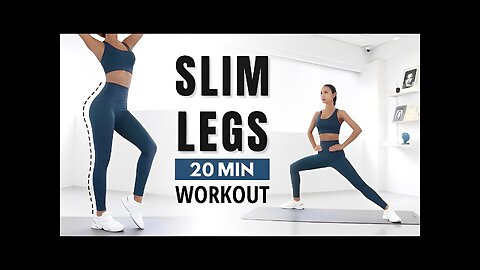 20 minute workout to make slim & firm thighs - burn leg fat🔥