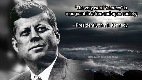 President John F. Kennedy - Secret Societies Speech (April 27, 1961)