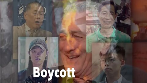 Boycott Evil: Bob De Niro, Hong Kong Refugees, Etc. (Wed 11/27/19)