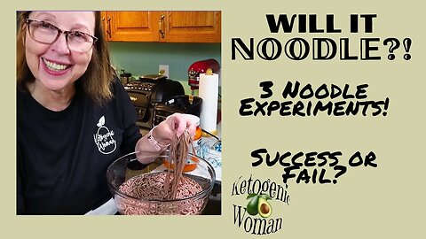 Will It Noodle? | Viral Noodle Experiments using Powdered Bone Broth and KetoChow!