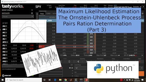 Pairs Trading: The Ornstein-Uhlenbeck Process and Pairs Ration Determination