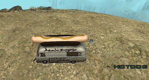 How i Climbed Grand Theft Auto: San Andreas Mt. Chiliad HOT DOG [VAN] Jump