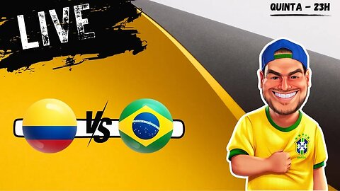 Live pós jogo - Colombia x Brasil