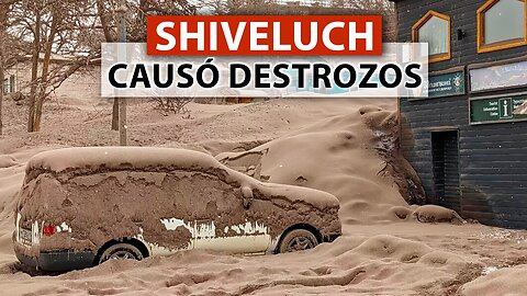 LA CAÍDA DE CENIZA MÁS FUERTE de los últimos 60 años → Erupción del volcán Shiveluch.