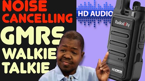 Noise Cancelling GMRS HT - Radioddity GM-N1 GMRS Walkie Talkie - Review & Range Test