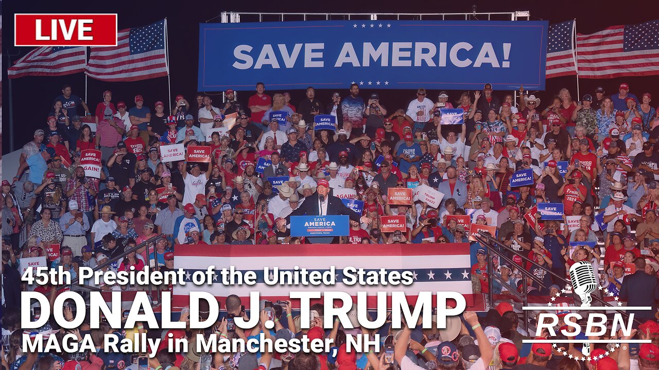 LIVE REPLAY: President Trump Holds MAGA Rally in Manchester, New Hampshire - 1/20/24