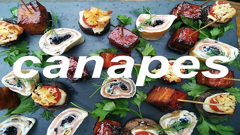 Canapes Made Three Ways: Perfect For A New Years Celebration