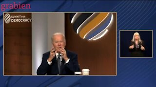 Montage: Biden Mumbles, Coughs His Way Through Speech