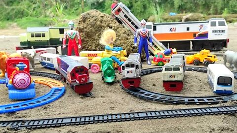 Train Collision and Derailment Drama! Arranging Engineering Trains, CC203, CC206, CC201