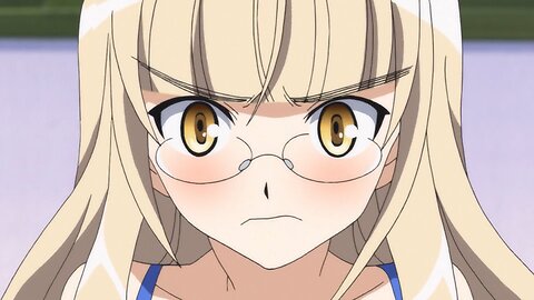 Strike Witches - Perrine challenges Yoshika to a duel
