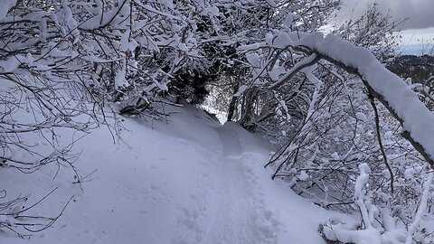 Snow tunnel