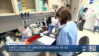 First confirmed case of omicron variant discovered in Arizona