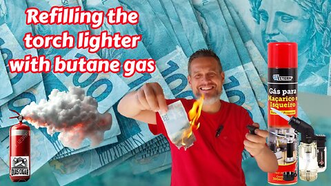#20 Refilling the torch lighter with butane gas (filming locations)