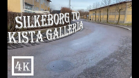 Walk through Silkeborgsgatan to Kista Galleria | Stockholm, Sweden