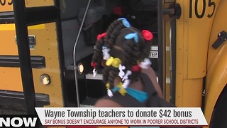 Wayne Township teachers to donate their $42 bonus
