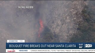 Bouquet Fire breaks out near Santa Clarita