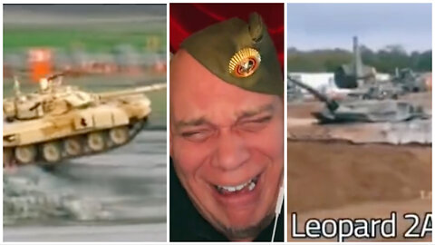 Russian T-90 Tank VS German Leopard 2A5! HILLARIOUS REACTION!