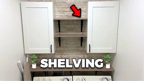 Effective Laundry Room Organization - How to Install Shelving