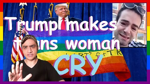 (Trump Makes Trans Woman Cry) Trump Ad with Dylan Mulvaney - Trump Ad with Trans Woman - James Rose